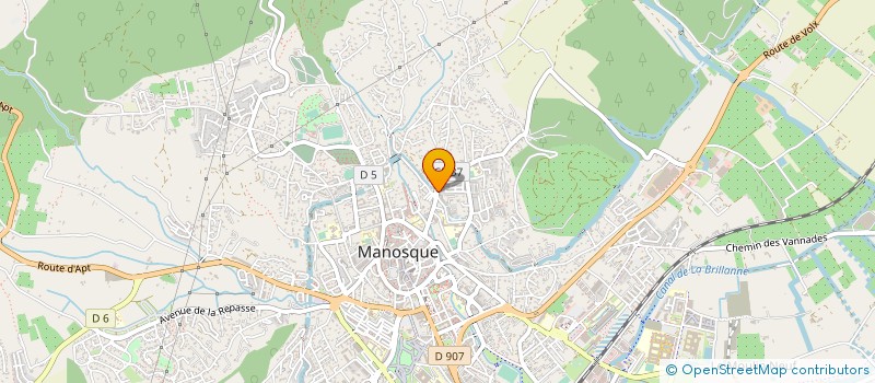 localisation de l'entreprise MONSIEUR MATHIAS PAGLIANO  MANOSQUE