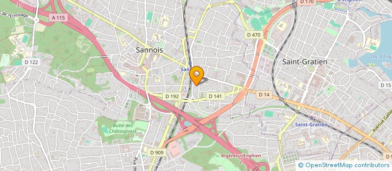 localisation de l'entreprise MONSIEUR MATHIAS PAM  SANNOIS