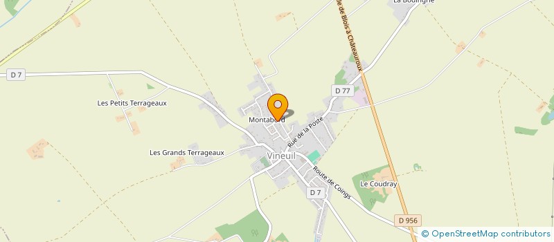 localisation de l'entreprise MONSIEUR MATHIAS PASQUET à VINEUIL