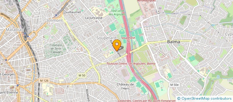 localisation de l'entreprise MONSIEUR MATHIAS PAULET  TOULOUSE