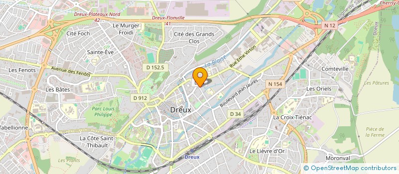 localisation de l'entreprise MONSIEUR MATHIAS PEAN à DREUX