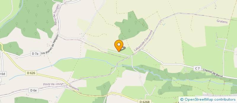 localisation de l'entreprise MONSIEUR MATHIAS PEEL  LABASTIDE-CLERMONT