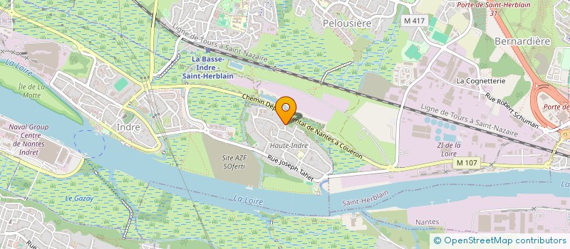 localisation de l'entreprise MONSIEUR MATHIAS PEREIRA  INDRE