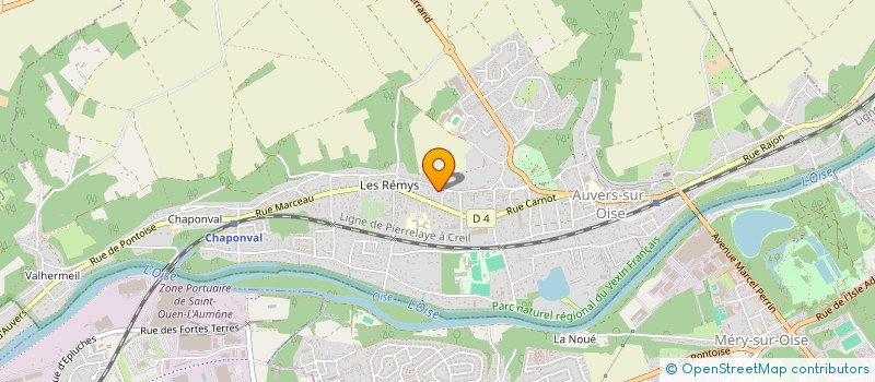 localisation de l'entreprise MONSIEUR MATHIAS PEREZ à AUVERS SUR OISE