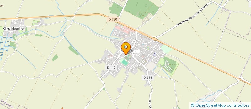 localisation de l'entreprise MONSIEUR MATHIAS PHILIPPON  SEMUSSAC