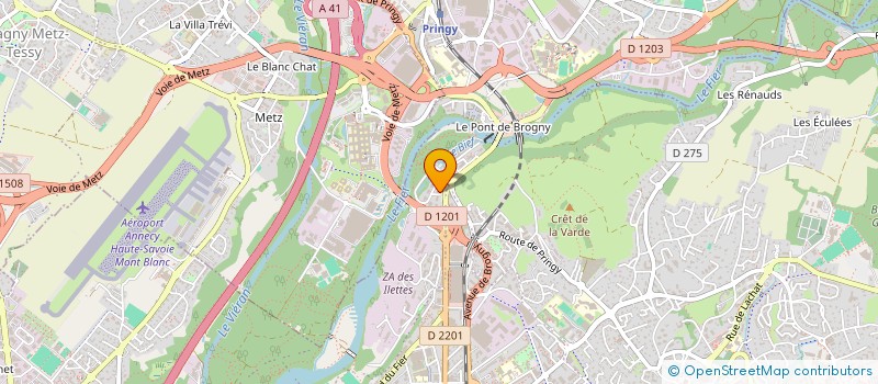 localisation de l'entreprise MONSIEUR MATHIAS PIERRE  ANNECY