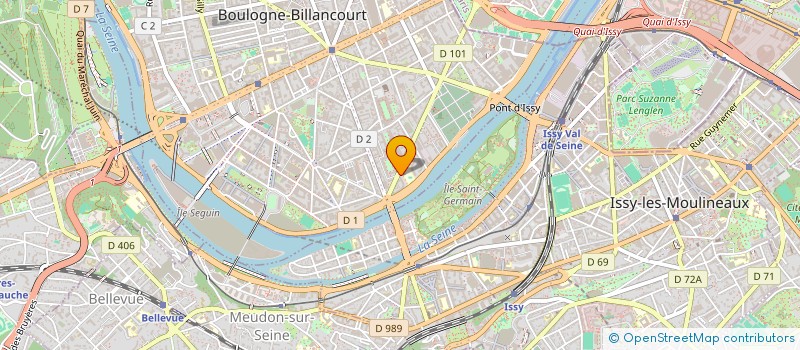 localisation de l'entreprise MONSIEUR MATHIAS PLAGNE  BOULOGNE-BILLANCOURT