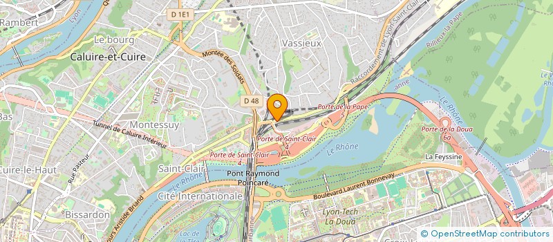 localisation de l'entreprise MONSIEUR MATHIAS PLANTIER  CALUIRE-ET-CUIRE