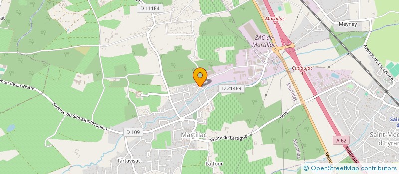 localisation de l'entreprise MONSIEUR MATHIAS POLSTER à MARTILLAC