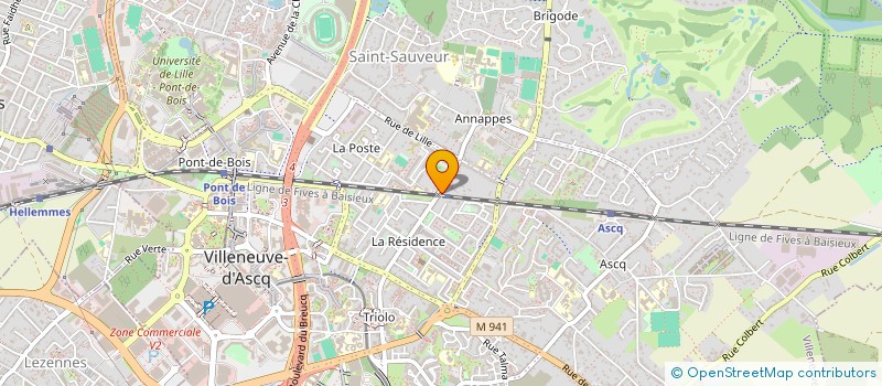 localisation de l'entreprise MONSIEUR MATHIAS POUILLE à VILLENEUVE-D'ASCQ