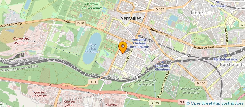 localisation de l'entreprise MONSIEUR MATHIAS PRADON à VERSAILLES