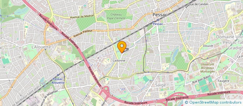 localisation de l'entreprise MONSIEUR MATHIAS PREVOST  PESSAC