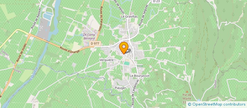 localisation de l'entreprise MONSIEUR MATHIAS QUINQUIN  SABLET