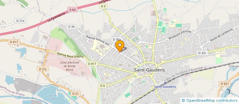 localisation de l'entreprise MONSIEUR MATHIAS RAMPON à SAINT-GAUDENS