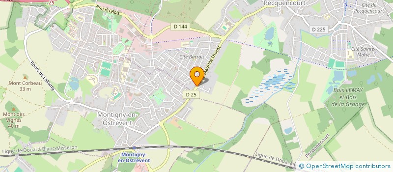 localisation de l'entreprise MONSIEUR MATHIAS RANSCHAERT  PECQUENCOURT