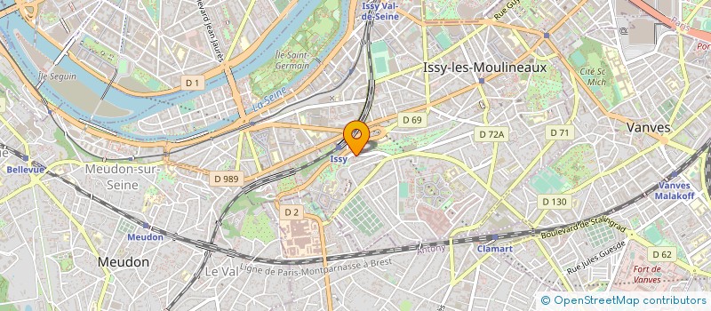 localisation de l'entreprise MONSIEUR MATHIAS RAVOT à ISSY-LES-MOULINEAUX