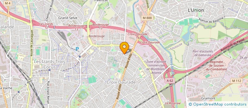 localisation de l'entreprise MONSIEUR MATHIAS REVERSADE à TOULOUSE