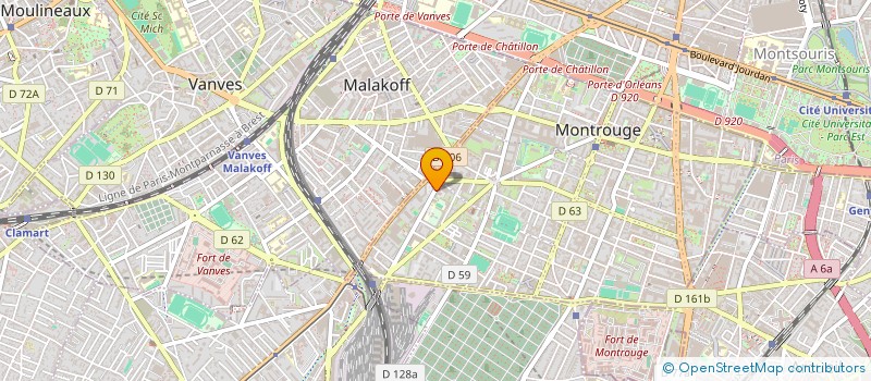 localisation de l'entreprise MONSIEUR MATHIAS RICARD  MONTROUGE