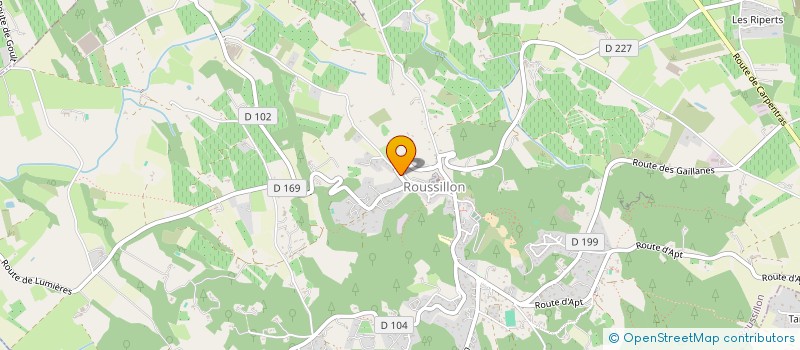 localisation de l'entreprise MONSIEUR MATHIAS RICHON à ROUSSILLON