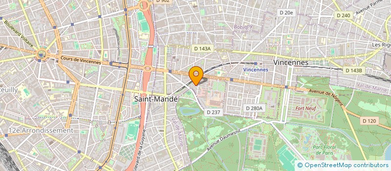 localisation de l'entreprise MONSIEUR MATHIAS RIOTOR à SAINT-MANDE