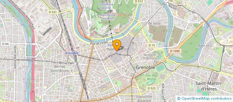 localisation de l'entreprise MONSIEUR MATHIAS RIVIER  GRENOBLE