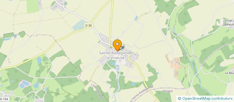 localisation de l'entreprise MONSIEUR MATHIAS ROMAIN  MARSAIS-SAINTE-RADEGONDE