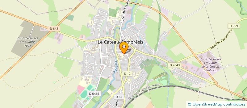 localisation de l'entreprise MONSIEUR MATHIAS RONK  LE CATEAU-CAMBRESIS