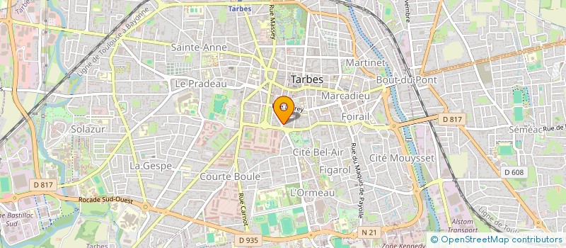 localisation de l'entreprise MONSIEUR MATHIAS ROSALES  TARBES