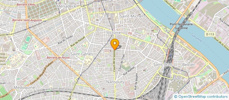 localisation de l'entreprise MONSIEUR MATHIAS ROSANAQUE à BORDEAUX
