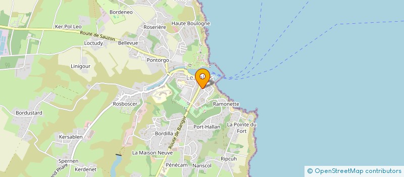 localisation de l'entreprise MONSIEUR MATHIAS ROSSIER à LE PALAIS