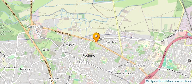 localisation de l'entreprise MONSIEUR MATHIAS ROUANET  EYSINES