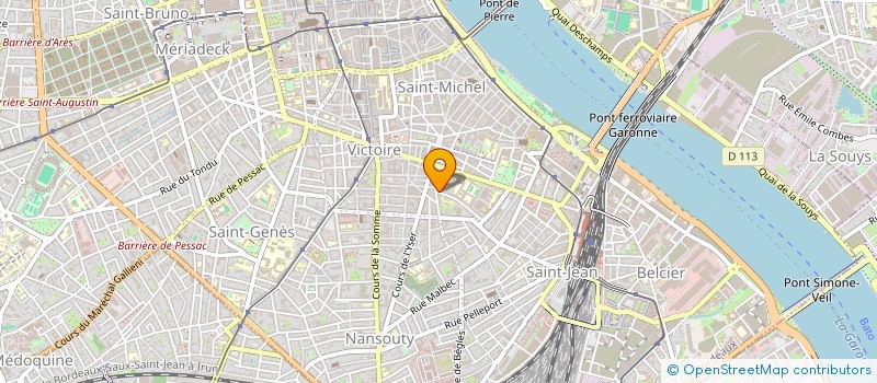 localisation de l'entreprise MONSIEUR MATHIAS ROUX  BORDEAUX