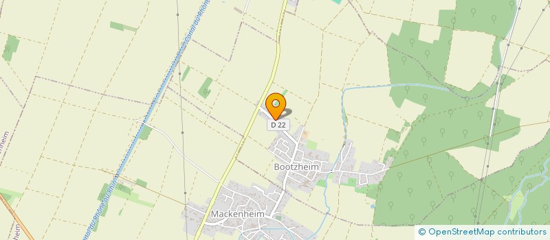 localisation de l'entreprise MONSIEUR MATHIAS RUDER  BOOTZHEIM