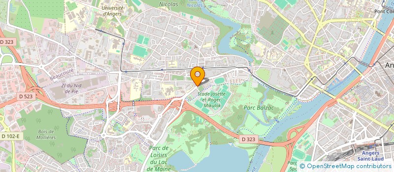 localisation de l'entreprise MONSIEUR MATHIAS RULLIER à ANGERS
