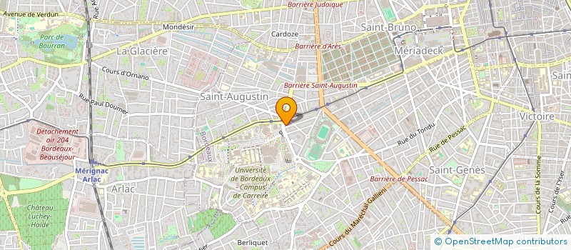 localisation de l'entreprise MONSIEUR MATHIAS SABOYA  BORDEAUX