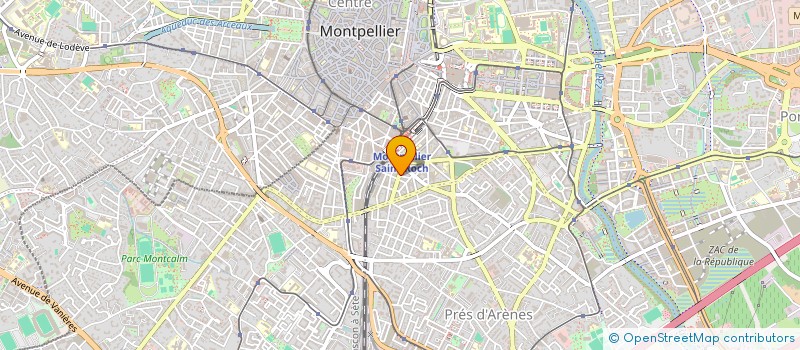 localisation de l'entreprise MONSIEUR MATHIAS SANCHIS à MONTPELLIER