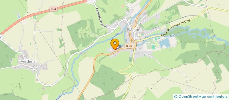 localisation de l'entreprise MONSIEUR MATHIAS SCHMITT  BLAMONT