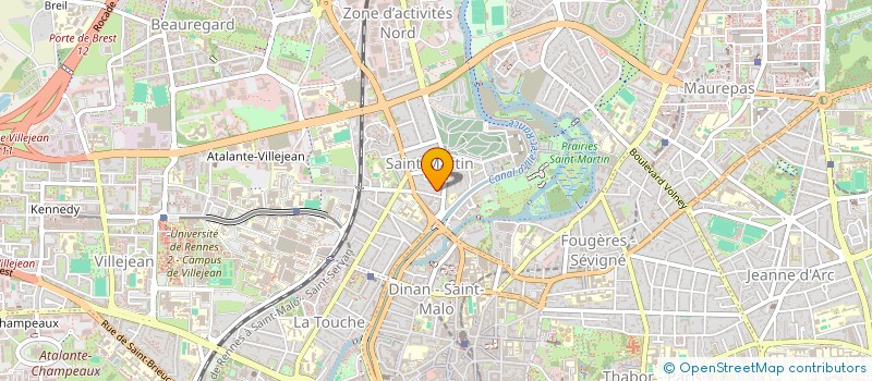 localisation de l'entreprise MONSIEUR MATHIAS SEGUIN à RENNES