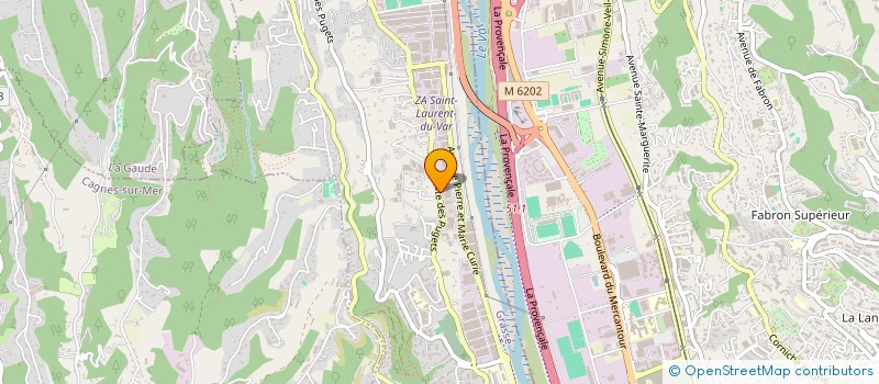 localisation de l'entreprise MONSIEUR MATHIAS SEGURA  SAINT-LAURENT-DU-VAR