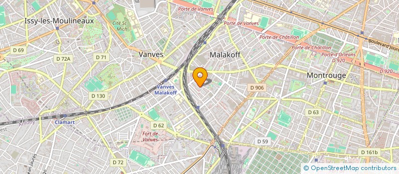 localisation de l'entreprise MONSIEUR MATHIAS STERN à MALAKOFF
