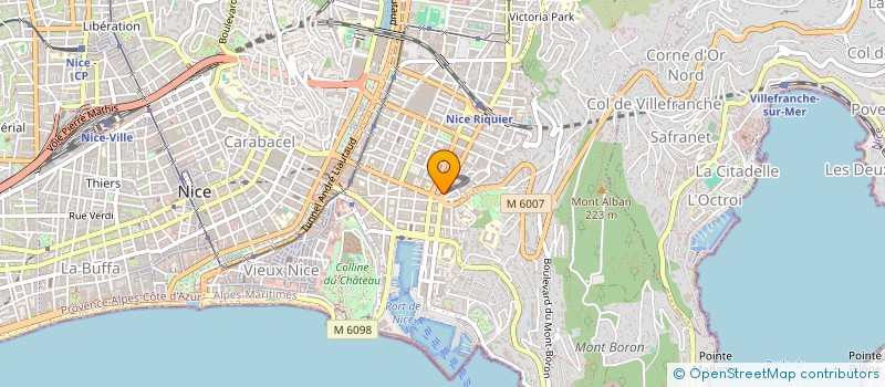 localisation de l'entreprise MONSIEUR MATHIAS SUBRAUD  NICE