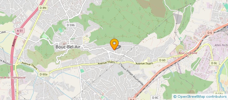 localisation de l'entreprise MONSIEUR MATHIAS TAGLIAZUCCHI  BOUC-BEL-AIR