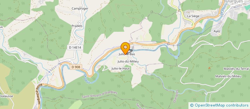 localisation de l'entreprise MONSIEUR MATHIAS TANGHE à SAINT-VINCENT-D OLARGUES