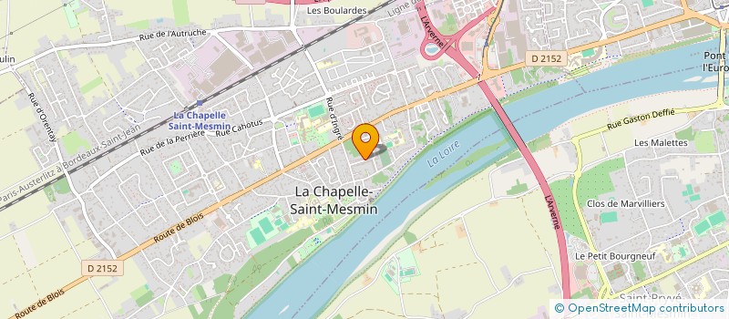 localisation de l'entreprise MONSIEUR MATHIAS TILGES  LA CHAPELLE-SAINT-MESMIN