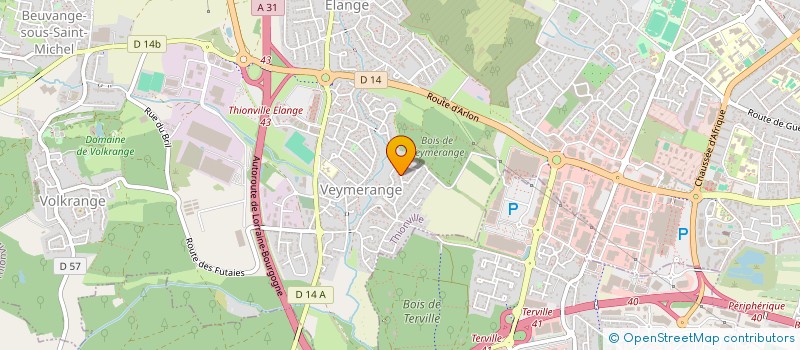 localisation de l'entreprise MONSIEUR MATHIAS TIRBISCH  THIONVILLE