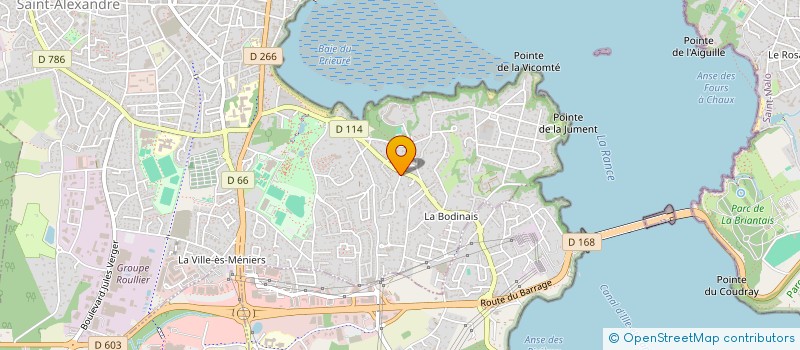 localisation de l'entreprise MONSIEUR MATHIAS TOMBREL  DINARD