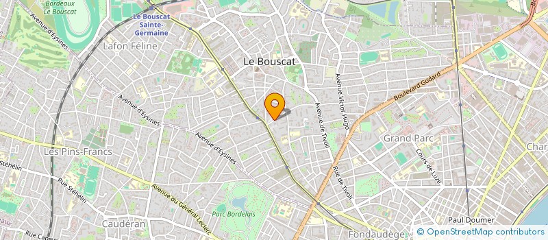 localisation de l'entreprise MONSIEUR MATHIAS TRAN  LE BOUSCAT