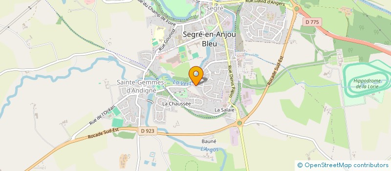 localisation de l'entreprise MONSIEUR MATHIAS VALLEE à SEGRE-EN-ANJOU BLEU