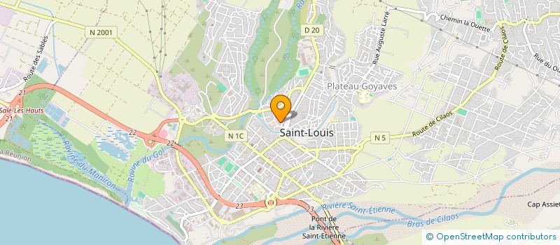 localisation de l'entreprise MONSIEUR MATHIAS VALMY à SAINT-LOUIS