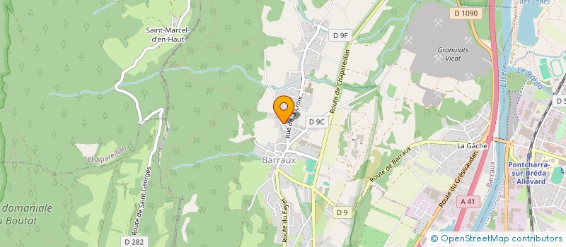 localisation de l'entreprise MONSIEUR MATHIAS VANDENBERGHE  BARRAUX